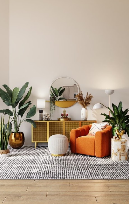 Japandi Style Living Room Look